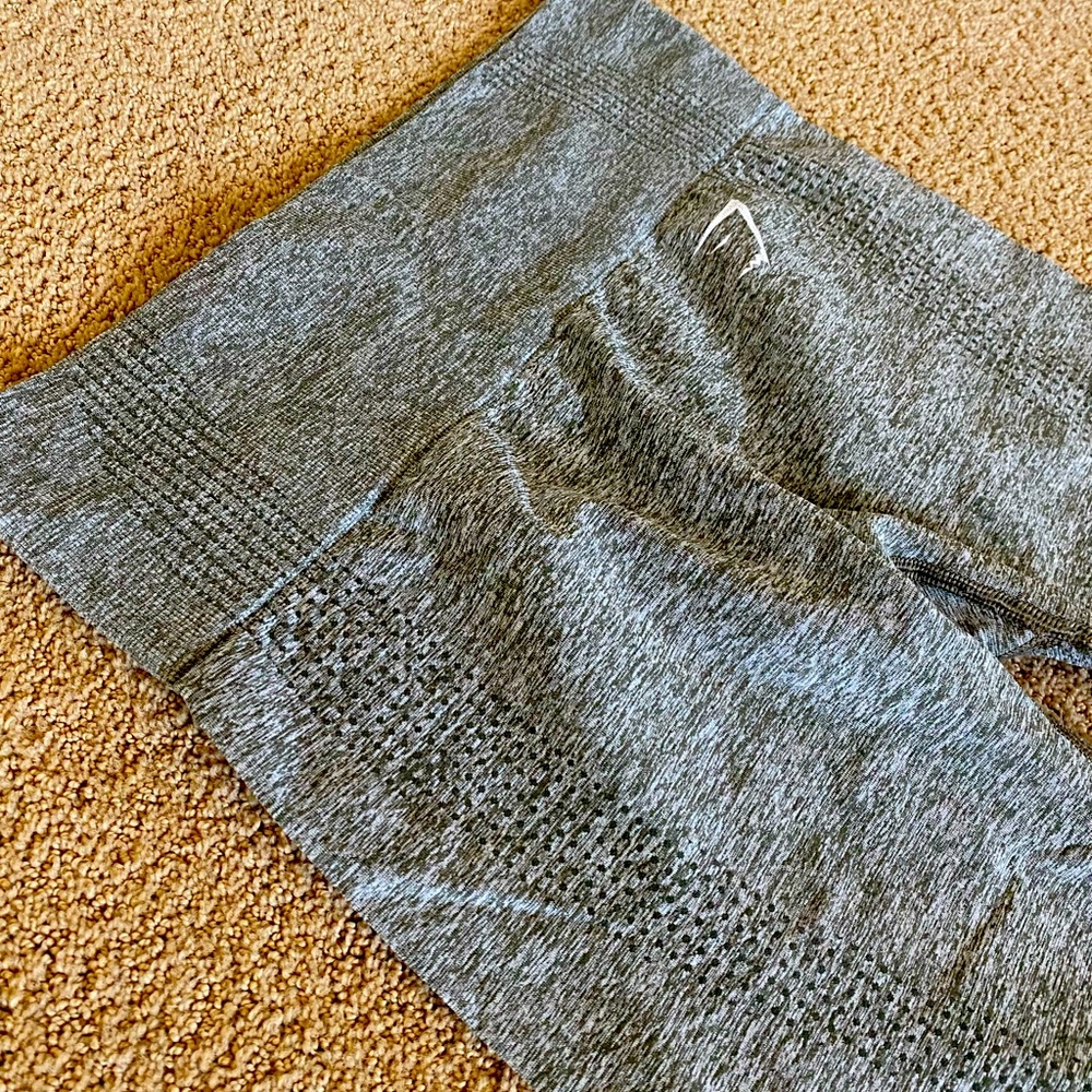 Gymshark Vital Seamless Leggings-Khaki Marl